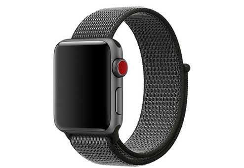 Спортивный браслет Watch для Apple Watch 38мм черный