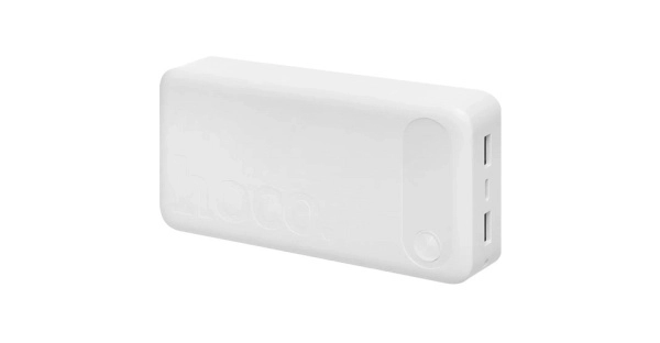 Внешний аккумулятор Hoco J154A 20000 mAh 2USB+1Type-C 3.0A 22.5W (белый)