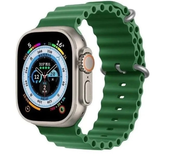 Ремешок Ocean band для Apple Watch 38/40/41mm зелёный
