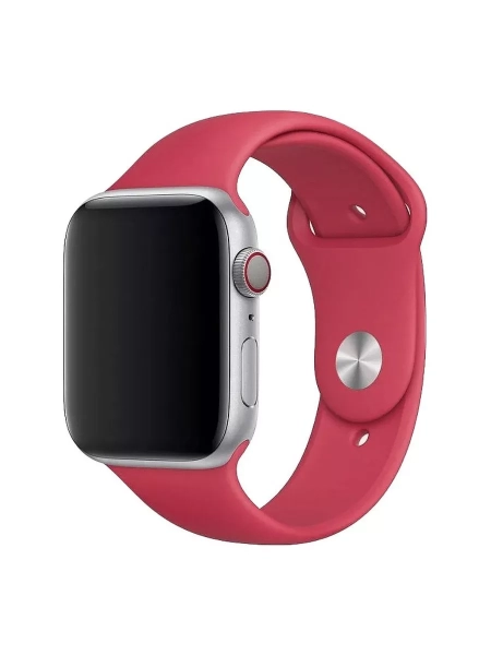 Ремешок силиконовый Gurdini Apple Watch 38mm/40mm,гранат