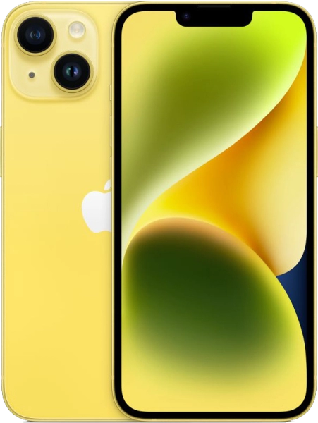 Смартфон Apple iPhone 14 128 ГБ желтый