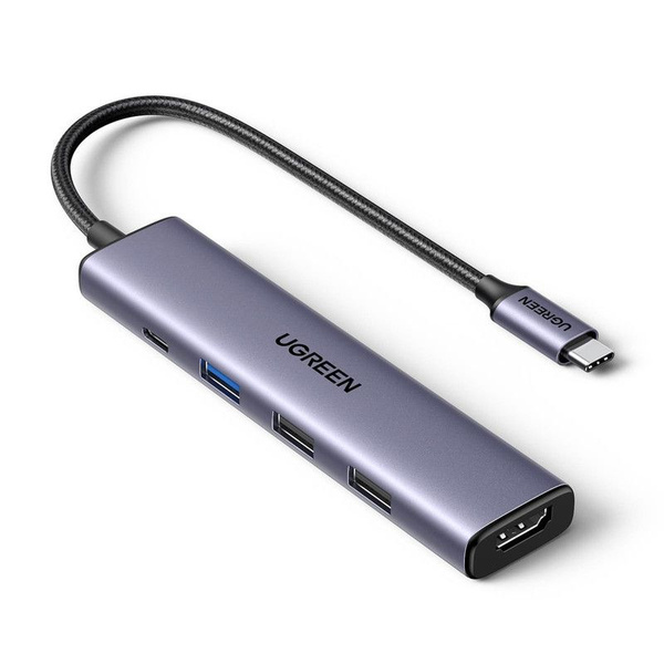 USB-C HUB адаптер 5 в 1 UGREEN 