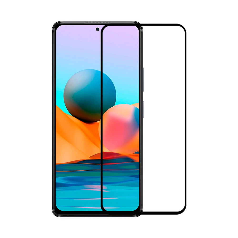 Защитное стекло 3D для Xiaomi Mi Note 10 (черное)