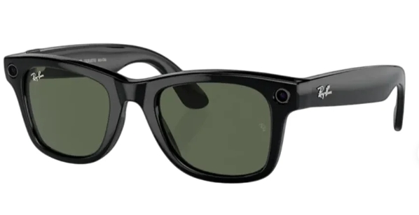 Ray-Ban RW4006 Wayfarer Matte Black/Tranz Graphite Green 601S1M Size 50 (M)