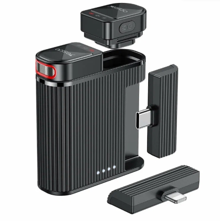 Беспроводной петличный микрофон Yesido KR19, черный