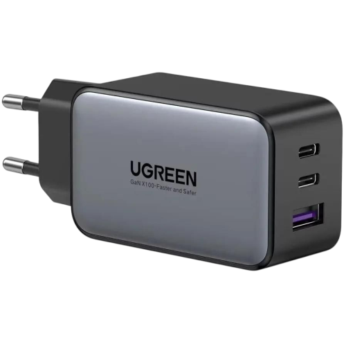 СЗУ UGREEN GaN Charger 2Type-C + 1USB 65Вт 