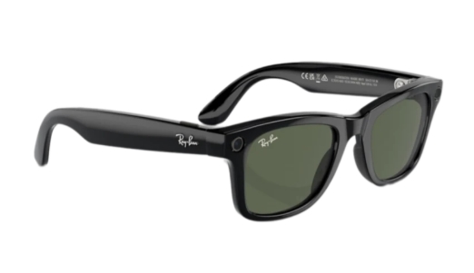Ray-Ban RW4008 Wayfarer Matte Black/Tranz Graphite Green 601S1M Size 53 (L)