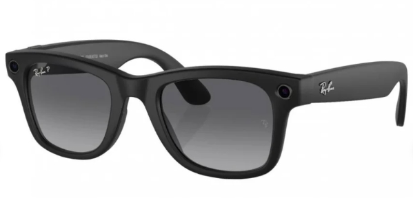 Ray-Ban RW4006 Wayfarer Matte Black/Polar Gradient Graphite 601ST3 Size 50 (M) 