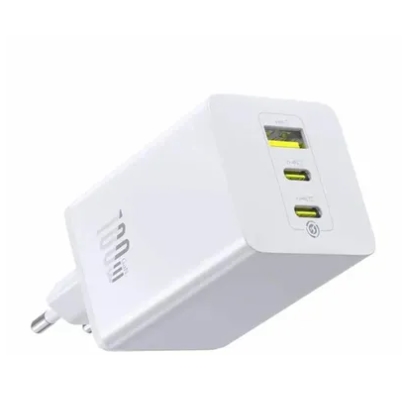СЗУ Baseus GaN2 EnerFill FE11  2USB-C+1USB 100W (белый)