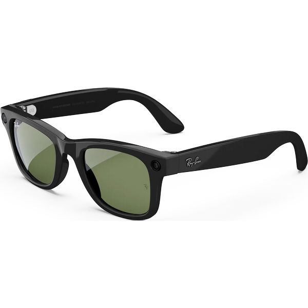 Ray-Ban RW4012 Wayfarer Gen 2 Shiny Black/G15 Green 601/7153 Size 53 (L)