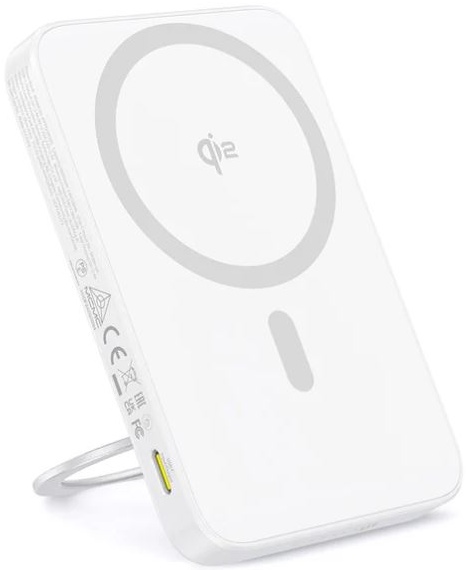 Магнитный внешний аккумулятор Baseus 5000 mAh 15w белый