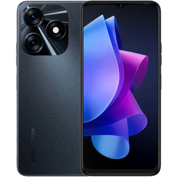 Смартфон Tecno Spark 10 4GB / 128GB Черный RU