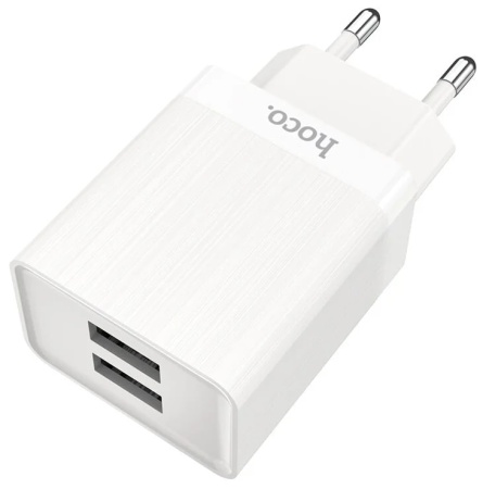СЗУ HOCO C51A 3.4A 2USB (белый)