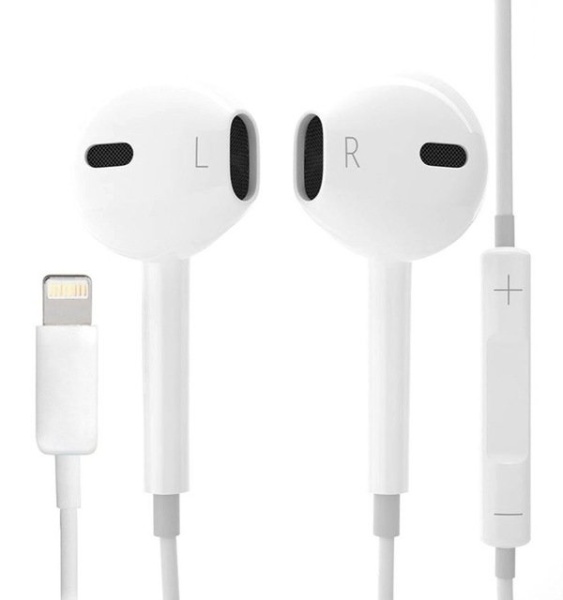 Гарнитура Apple EarPods с разъёмом Lightning Акция