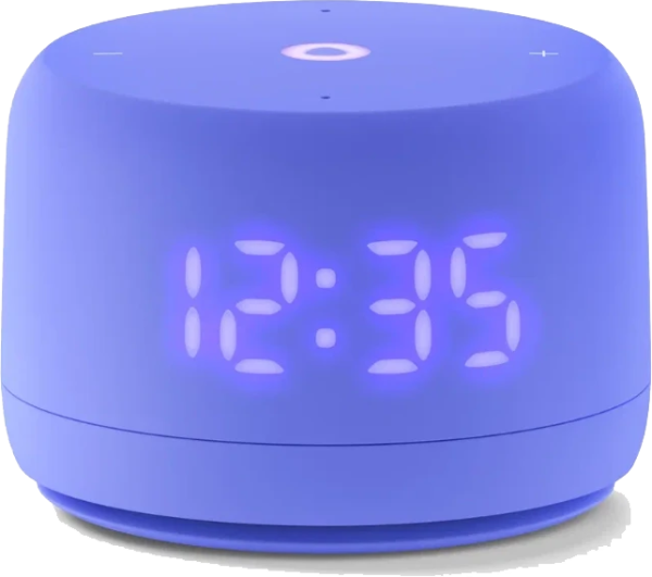 Умная колонка Яндекс.Станция Лайт2 с часами, фиолетовый