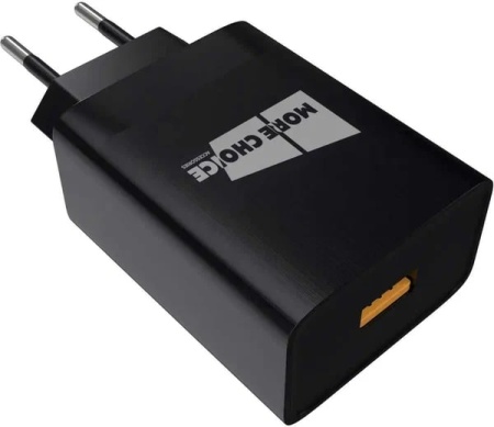 СЗУ More Choice NC52QC 3.0А 1USB  (черный)