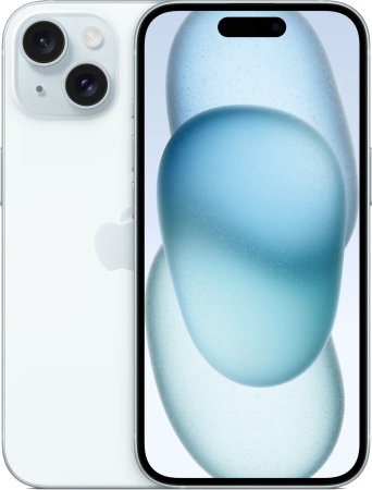 Смартфон Apple iPhone 15 128Gb голубой