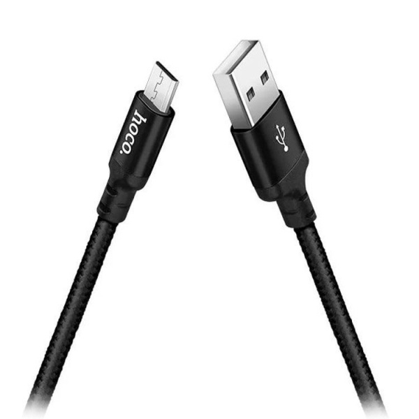 Кабель Micro USB Hoco X14 2m (черный)