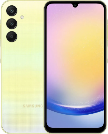 Смартфон Samsung Galaxy A25 (SM-A256E/DS) 8/256 ГБ, желтый