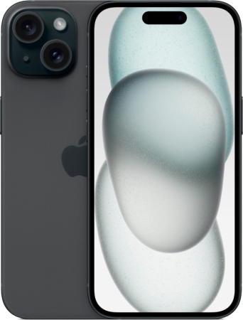 Смартфон Apple iPhone 15 256Gb черный