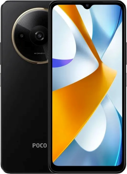 Смартфон Xiaomi Poco C61 4/128 RU, черный