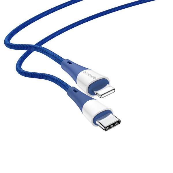 Кабель Type-C-Type-C 3A 60W BOROFONE BX60 1m (синий)