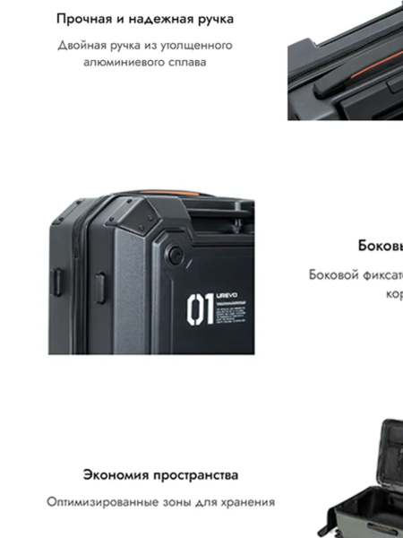 Чемодан Ninetygo Sahara Luggage 20 зеленый