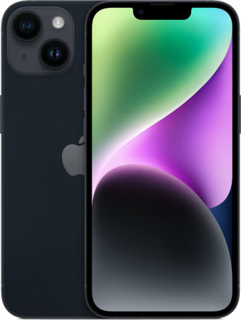 Смартфон Apple iPhone 14 256 ГБ тёмная ночь