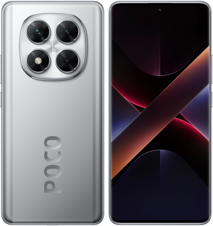 Смартфон Xiaomi Poco X7 5G 12/512 Gb EU, серебристый