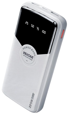 Внешний аккумулятор Wekome Pop Digital Series Gen3 (WP-43) 20000 mAh 2USB 22.5W (белый)