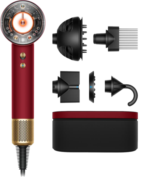 Фен Dyson Supersonic Nural HD16 Red Velvet/Gold