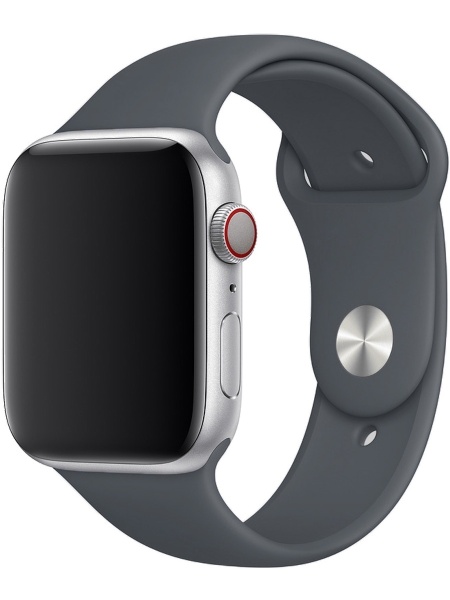 Силиконовый ремешок для Apple Watch 45mm черный