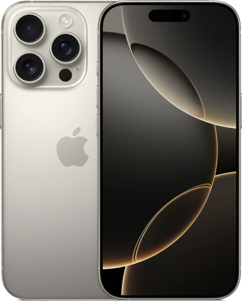 Смартфон Apple iPhone 16 Pro 8GB / 128GB натуральный титан