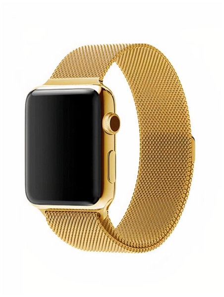 Ремешок Миланская петля для Apple Watch 42мм, золотой