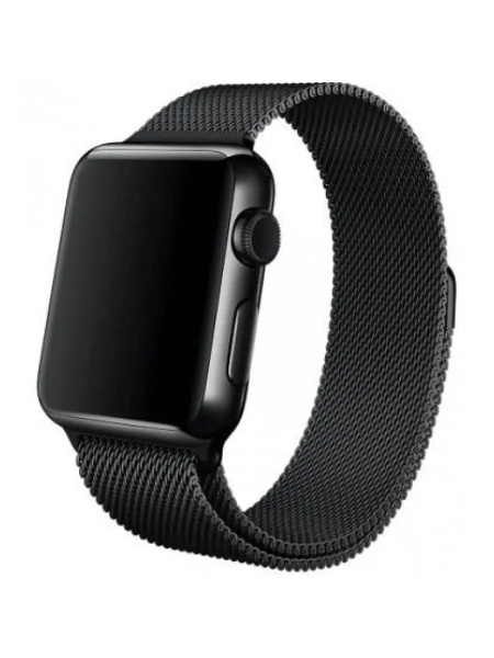 Ремешок Миланская петля для Apple Watch 42мм, черный