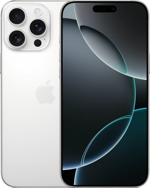 Смартфон Apple iPhone 16 Pro Max 8GB / 1 TbGB белый титан Dual nano SIM