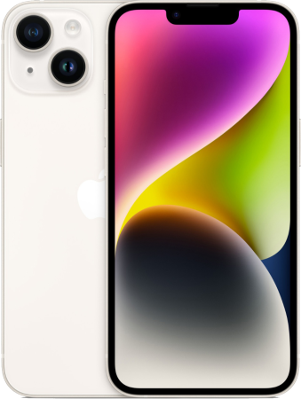 Смартфон Apple iPhone 14 128 ГБ сияющая звезда