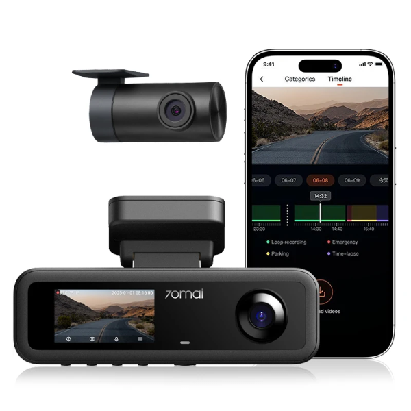 Видеорегистратор 70mai 4K T800E-1 SET