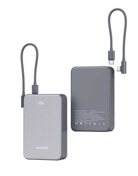 Noxo 20000mAh 22.5W Fast Charging Power Bank Grey PN-13