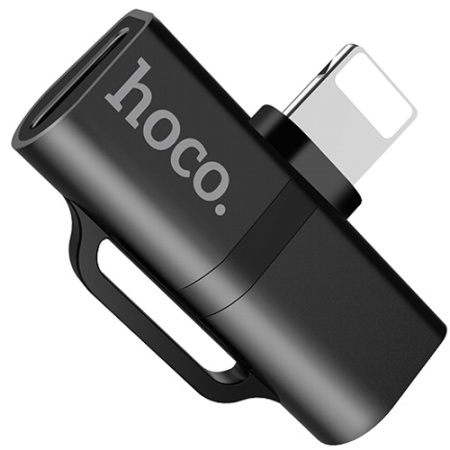 Адаптер audio для Apple HOCO LS20 черный
