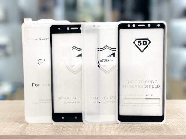 Защитное стекло 3D для Xiaomi Redmi S2 (белое)