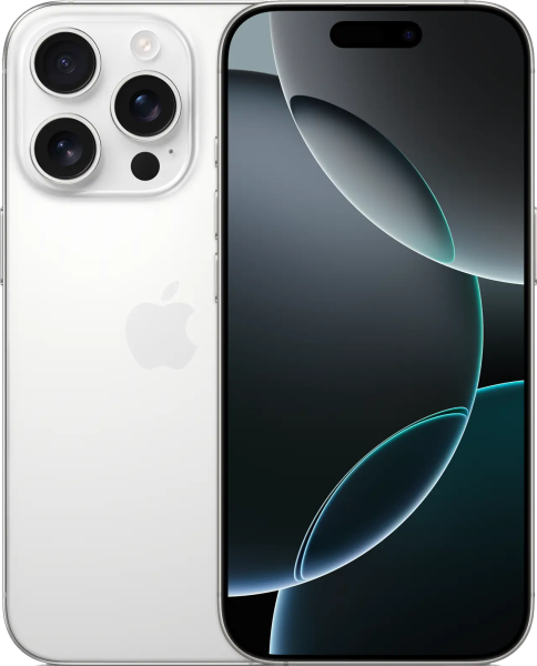 Смартфон Apple iPhone 16 Pro 8GB / 128GB белый титан