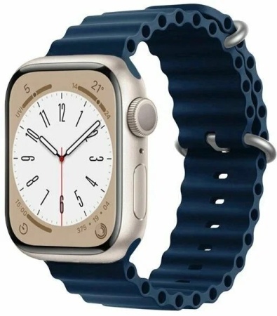 Ремешок Ocean band для Apple Watch 42/44/45/49mm синий