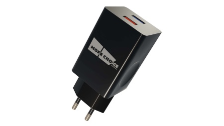 СЗУ More Choice NC71S 3.0А 20W+QC3.0 USB+USB-C (черный)