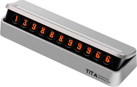 Xiaomi Парковочная карта Xiaomi Bcase TITA Temporary Parking Card Silver