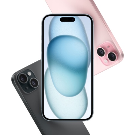 Смартфон Apple iPhone 15 128Gb голубой