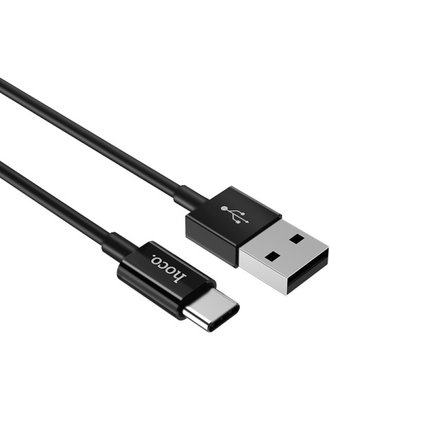 Кабель USB 3А Type-C Type-C Hoco X23 1m (черный)