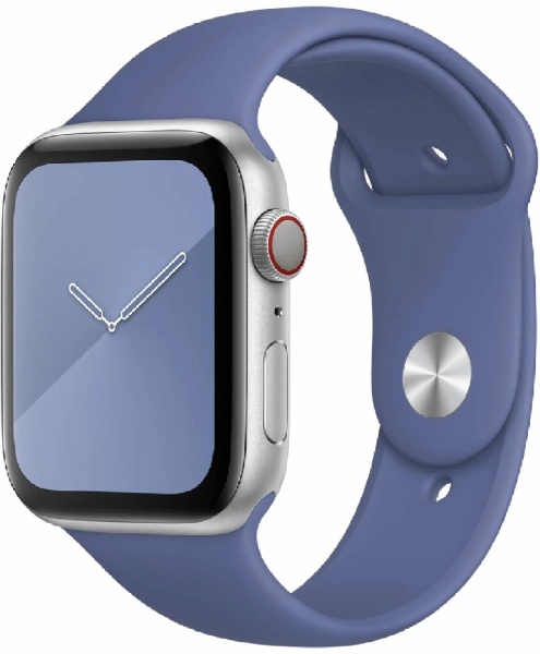 Ремешок силиконовый Gurdini Apple Watch 38mm/40mm,темно синий