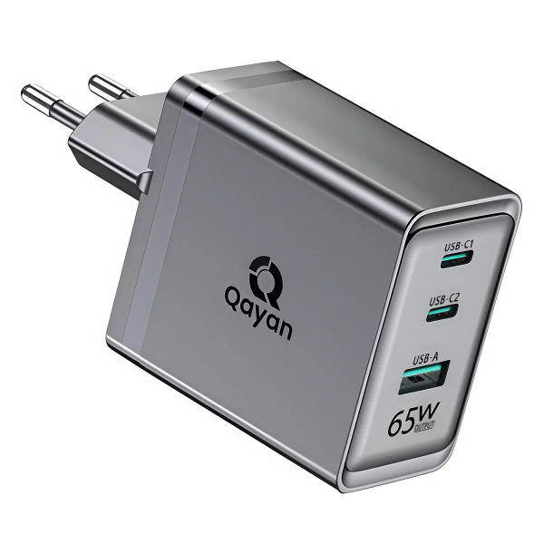 СЗУ Qayan QHC-168 65W USB-C, черный