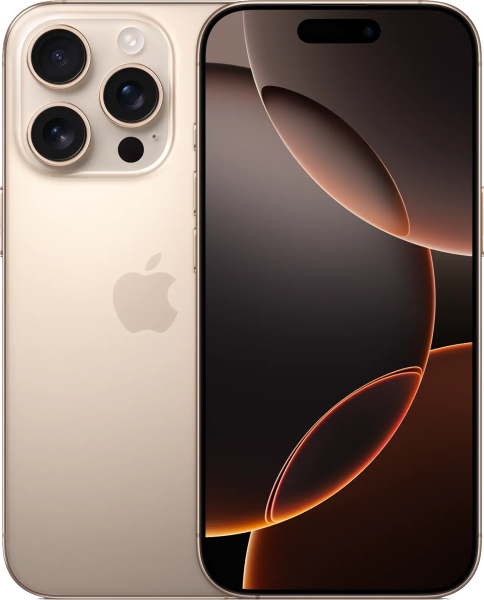 Смартфон Apple iPhone 16 Pro 8GB / 128GB песочный титан